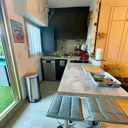 公寓 Studio Avec Piscine/tennis/petanque Proche Plages